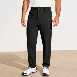 Wholesale High Quality Custom Logo <b>Men's</b> Golf <b>Pants</b> Trousers <b>White</b> Solid Color Casual Moisture Wicking Blank <b>Men's</b> Golf <b>Pants</b> - Product Image 4