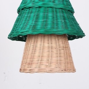 Lampe de Noël en rotin avec étoile LED, éclairage de fêtes écologique, lumières décoratives pour la maison, l'hôtel, fournisseur en gros - Product Image 4