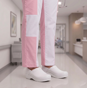 Ensemble d'uniformes d'infirmière à manches courtes, hauts et pantalons, 100% polyester, ensembles d'uniformes médicaux |   Ensemble de blouses d'hôpital pour femmes - Product Image 5