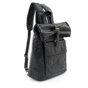 Outdoor Genuine Leather Laptop <b>Backpack</b> for Men Premium Customizable Logo Zipper Large Capacity Office School Travel Briefcase - Product Image 6