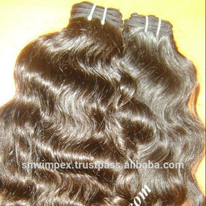 Meilleure vente de cheveux indiens vierges bruts non transformés de haute qualité trame de vague profonde 100% cheveux humains. Cheveux à double trame en machine - Product Image 6