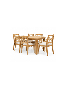 Modern Scandinavian Wooden Dining Table Rectangle <b>6</b> Seater Home Furniture Set Stable Design Dining Room Furniture - Product Image 4