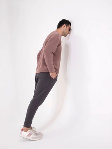 Sudadera Unisex Oversize con Capucha de Forro Polar Antipelusas, Color Liso, Ropa Casual de Invierno, 100% Algodón Tejido, Ajuste Holgado - Product Image 6