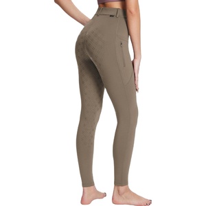 Pantalones de montar a caballo de silicona completa ecuestre personalizados de alta calidad al por mayor, pantalones de montar para mujer, mallas, pantalones de montar para mujer - Product Image 1