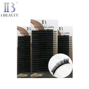 Extensiones de Pestañas i-BEAUTY - Pestañas de Visón Premium Ib (triple) Hechas a Mano en Corea del Sur, Alta Calidad Individual - Product Image 1