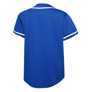 เสื้อเบสบอลสั่งทำคุณภาพดีที่สุด ราคาสมเหตุสมผล ชุดกีฬาใหม่ โพลีเอสเตอร์ 100% เสื้อเบสบอลติดกระดุมเต็มตัว - Product Image 2