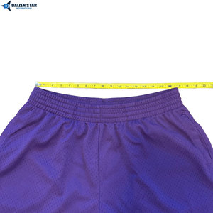Lightweight Solid Mesh Men's Sports Shorts Sublimation Transfer 100% Polyester Quick Dry Breathable Eco-Friendly Activewear - Product Image 2