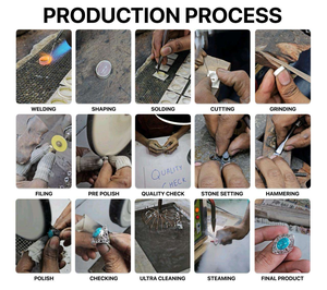 <b>925</b> Sterling <b>Silver</b> Amethyst Gemstone Round Shape Fine <b>Ring</b> Wholesale Accessories Handmade Birthstone Jewelry for Women Gift - Product Image 4