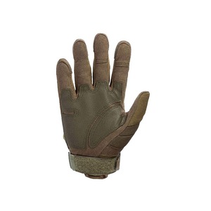 Tactical Full Finger Gloves Men Outdoor Breathable Non Slip Leather Adjustable Wrist <b>Strap</b> Hand Grips Protection - Product Image 2