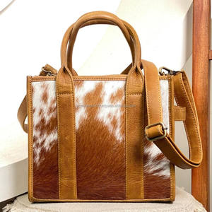 กระเป๋าถือสตรีกระเป๋าสะพายไหล่หนังวัวแท้สำหรับผู้หญิง, กระเป๋าช้อปปิ้งแบบด้านเดียวหรูหราดีไซน์เนอร์ขนาดใหญ่ - Product Image 4