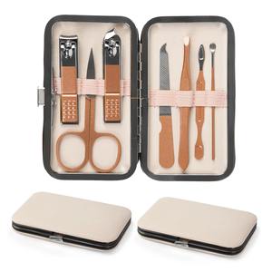 Kit complet de manucure et pédicure pour hommes et femmes, outils professionnels de soin des ongles et ensemble de coupe-ongles avec étui de voyage - Idée cadeau - Product Image 1