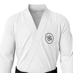 Kimono de Jiu-Jitsu blanc sur mesure de marque supérieure, Kimono BJJ personnalisé pour hommes, léger et extensible, uniforme de Jiu-Jitsu - Product Image 4