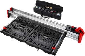 Ceiling Tile Cutting Workstation, Manual Acoustic Tile Cutter for 72 Cut Configurations, Factory-Grade <b>Edge</b> Profiles - Product Image 3