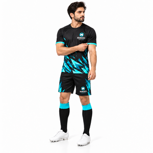 Conjunto de Camiseta de Fútbol Personalizada para Hombre, Uniforme de Fútbol de Secado Rápido, Equipación de Entrenamiento con Estampado del Club, Ropa Deportiva de Manga Corta - Product Image 2