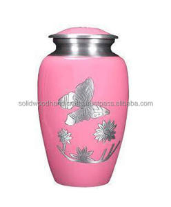 Urnes décoratives en laiton pour adultes Urnes faites à la main pour urnes funéraires masculines et féminines Urnes funéraires de haute qualité - Product Image 1