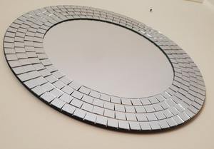 The CRAFT EXIM Eco-Friendly Art Deco MDF <b>Mosaic</b> <b>Mirror</b> Frame Wall Mounted home Decor - Product Image 4