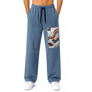 Pantalons DTF pour hommes, pantalons à impression graphique personnalisée, vêtements décontractés streetwear, fabricant de vêtements en gros, vêtements de mode modernes - Product Image 3