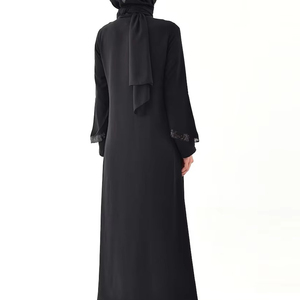 Hot Selling 2026 Latest Design Women's Casual Abaya <b>Dress</b> <b>Long</b> Sleeve Breathable Lightweight Quick Dry Solid Made In Pakistan - Product Image 1