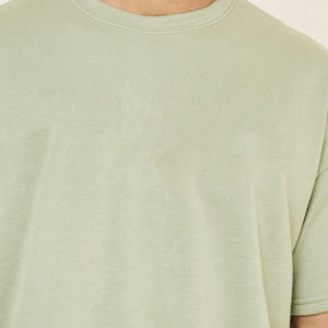 Nouveauté Été 2026 – Ensembles Décontractés Homme 2 Pièces : T-shirt à Épaules Tombantes Manches Courtes et Short à Cordon 100% Coton – Vente en Gros - Product Image 2