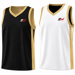 Nueva llegada, diseño de logotipo personalizado, camisetas de uniforme de baloncesto, camiseta de baloncesto sublimada y cosida para hombre, nombre y números personalizados - Product Image 1