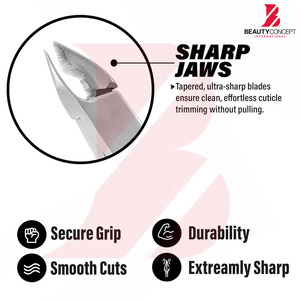 ที่ตัดเล็บแบบสปริงสำหรับมืออาชีพ ราคาขายส่ง ผลิตภัณฑ์คุณภาพสูง ที่ตัดหนังกำพร้า สแตนเลสสตีล คมกริบ อุปกรณ์ทำเล็บ - Product Image 2