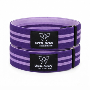 สายรัดออกกำลังกายแบบต้านทานสูง Wolson Industry ผลิตจากไนลอน สำหรับการฝึกความแข็งแรง การออกกำลังกายเพื่อเพิ่มความคล่องตัว และการฝึกในยิม - Product Image 1