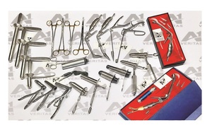 Ensemble d'instruments chirurgicaux gastro-intestinaux en acier inoxydable de qualité supérieure A-1 VERITAS, réutilisables, pour hôpital, clinique, OEM, greffe de cheveux, soins intensifs - Product Image 2
