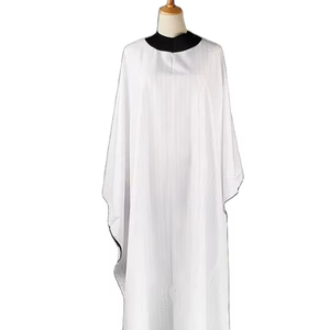 Bata de Barbero Impermeable de Silicona y Poliéster con Detección de Agujas y Fusión sin Costuras Unisex - Product Image 1