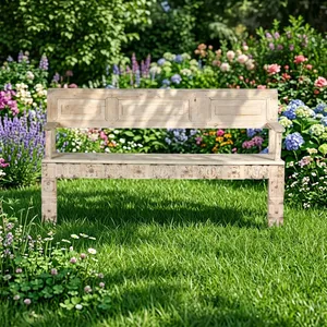 Solid Recycled Mango Wood Seating Bench Sofa <b>Chair</b> <b>Rustic</b> Farmhouse Furniture for Garden Hall Entryway Living Room <b>Dining</b> - Product Image 6