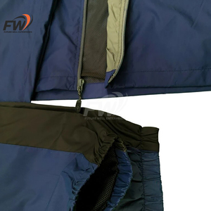 Custom Nylon Sweat Suit <b>Zip</b> <b>Up</b> <b>Jacket</b> Pants Set Casual Lightweight Patchwork Nylon Mens Windbreaker Streetwear Tracksuit For Men - Product Image 3