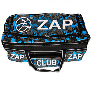 ZAP Club Cricket <b>Kit</b> <b>Bag</b> <b>Wheels</b> Large Capacity Cricket Equipment <b>Bag</b> Durable Polyester Padded Shoulder Strap Extra Pocket - Product Image 2