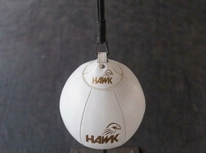 Ballon de vitesse double extrémité Hawk en cuir PU, sac de frappe lourd, installation facile, équipement d'entraînement de boxe universel pour la maison et la salle de sport - Product Image 3