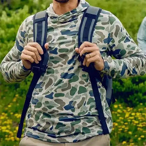 Camisa de Pesca de Manga Larga para Hombre, Diseño de Peces Azules, 100% Poliéster, Última Moda, Fabricación Personalizada, Precio de Fábrica - Product Image 5