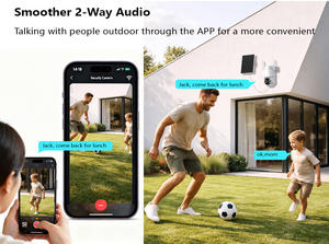 <span class=keywords><strong>กล้อง</strong></span><span class=keywords><strong>วงจรปิด</strong></span> Tuya 2k สำหรับภายนอกและภายใน<span class=keywords><strong>อาคาร</strong></span> 360 องศา พร้อมแผงโซลาร์เซลล์ <span class=keywords><strong>กล้อง</strong></span><span class=keywords><strong>วงจรปิด</strong></span>แบบหมุนได้ 2.4ghz Wifi - Product Image 4