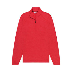 เสื้อยืดออกกำลังกายแขนยาวผู้ชายแบบซิป คอวี แห้งเร็ว ระบายเหงื่อได้ดี รุ่นขายดี - Product Image 1