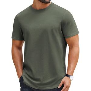 T-shirt Homme Oversize 100% Coton Coupe Ample Manches Courtes Col Rond Décontracté Streetwear Tendance Qualité Supérieure Personnalisable - Product Image 2
