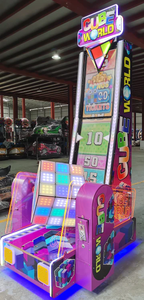 Máquina recreativa Cube World, equipo de entretenimiento operado con monedas, simulador de rodadura de cubos de madera y metal, juego de boletos de lotería - Product Image 5