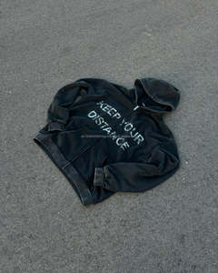 Sudadera con capucha de gran tamaño unisex para hombre, 100% algodón, con estampado de letras personalizadas, estampado de pantalla Vintage de alta calidad - Product Image 4