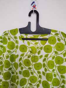 Vestido Kaftán de Algodón con Estampado Floral Hecho a Mano, Ligero, Maxi, para Playa, Estilo Boho, Ropa de Verano - Product Image 2