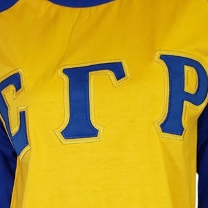 เสื้อยืดเบสบอลผู้หญิง SGRho พิมพ์ลายตามสั่ง แขนเสื้อแบบแร็กแลน คอกลม สไตล์ลำลอง แนวกีฬา เสื้อผ้าสำหรับชมรม แฟชั่นท็อป - Product Image 4