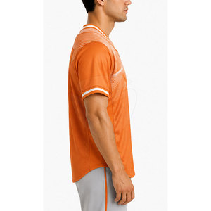 Maillot de baseball personnalisé pour hommes et femmes, léger, respirant, avec fermeture boutonnée, impression de numéro et style sportif - Product Image 6