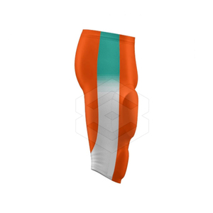 Wholesale Unisex Adult Football Practice Pants 7 Pad <b>Compression</b> Girdle Customized Color Short 100% Polyester Moisture-Wicking - Product Image 5
