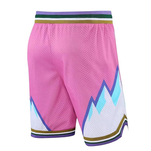 กางเกงบาสเก็ตบอลตาข่ายผู้ชายสั่งทำพิเศษ เอวยางยืด มีเชือกผูก กระเป๋าข้าง พิมพ์ลายดิจิตอล 3 มิติ แบบซับลิเมชั่น จากโรงงาน - Product Image 3