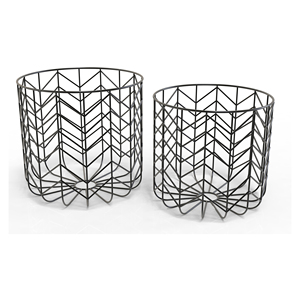 Iron <b>Wire</b> <b>Storage</b> <b>Basket</b> Circle Shape Multi-Purpose Neatening Organizer - Product Image 6