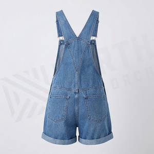 ชุดเซ็ตเดรสยีนส์ขาสั้นสำหรับคนท้องไซส์ใหญ่ แฟชั่นฤดูร้อน ดีไซน์ขาดๆ แบบวินเทจ ติดกระดุมด้านหน้า ออกแบบได้ตามต้องการ - Product Image 2