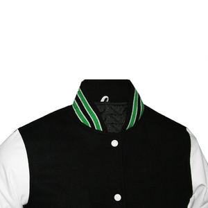 Veste universitaire en cuir de vachette de haute qualité OEM, design personnalisé, corps en laine avec broderie pour l'hiver, pour joueurs de baseball - Product Image 3