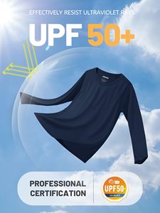 Camisetas de Pesca para Mujer de Alta Calidad, Manga Larga, Protección UV, Secado Rápido, Ropa Deportiva para Exteriores, 100% Poliéster UPF - Product Image 3