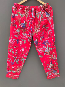 ชุดนอนผ้าฝ้ายพิมพ์ลายสัตว์สำหรับผู้หญิง ยี่ห้อ Naaz Textile ชุดนอนลำลองสำหรับฤดูร้อน เนื้อผ้านุ่ม ระบายอากาศได้ดี ผ้าฝ้าย 100% ความยาวระดับเข่า - Product Image 2