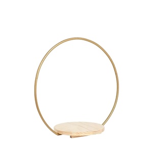 Attractive Fancy Wedding <b>Cake</b> <b>Stand</b> High Quality Wood & Metallic Single <b>Tier</b> <b>Cake</b> <b>Stand</b> Creative Modern <b>Cake</b> & Pastries <b>Stand</b> - Product Image 1