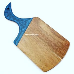 Meilleures ventes : Planche à fromage et sous-verres en résine époxy et bois, plateau de charcuterie, sous-verres pour boissons, planche de petit-déjeuner, articles de cuisine - Product Image 2